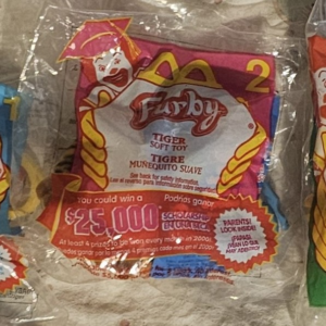 2000 Unopened 12 McDonald's Furby Clips Set